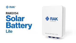 Power Your IoT Devices Sustainably with the RAK9154 Solar Battery Lite