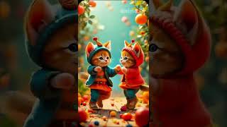 Cat dancing #animaai #musicasinfantis #musicasinfantis #baby #kidsoftiktok #catdance #catscute