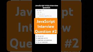 #002 JavaScript Interview question |Javascript|Angular|React| Code Tadka #javascript #es6 #coding