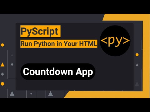 PyScript | Create A CountDown App