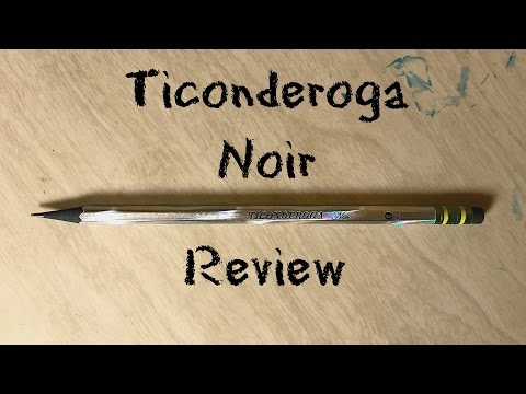 Dixon Ticonderoga Noir Pencil Review