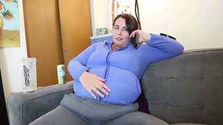 Bbw Ssbbw Weight Gain Belly Stuffing Naked