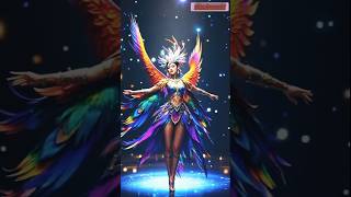"AI Brings the Phoenix Queen to Life – You Won't Believe Your Eyes!" #shorts #americagottalent