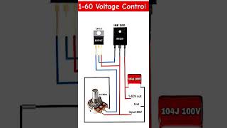 voltage regulator using MOSFET 💥#mosfet #mosfettrangistor #diycircuit #electronic