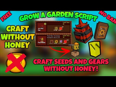 [NEW 🐝🍯] Instant Craft + Craft Without Honey Script | Infinite Honey Script | Grow a Garden Script