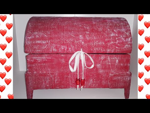 Cofre con caja de zapatos ♻️