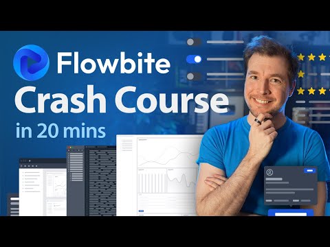 Flowbite Crash Course in 20 mins | Introduction to UI components using Tailwind CSS