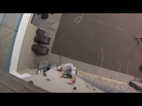 Cody on the Rock Wall