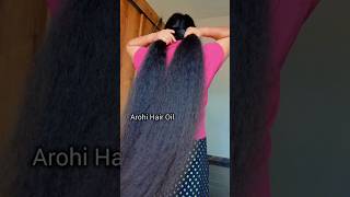Arohi Hair Oil And Shampoo 💯 ✅️ #haircare #arohihairoil #longhair #shorts #hair #trending