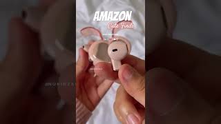 🎀Cute Pink BluetoothEarbuds Perfect for Girls#PinkEarbuds #BluetoothEarbuds#MusicLover#AmazonFinds#