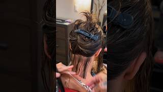 Long Bob tutorial!  Using the detangling brush (coming soon), comb, feel shears,Long Bob tutorial❤️