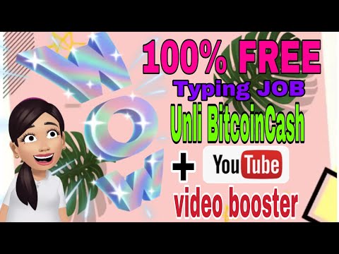 FREE CAPTCHA TYPING/YOUTUBE VIDEO BOOSTER/MIN. WITHDRAWAL $5.00