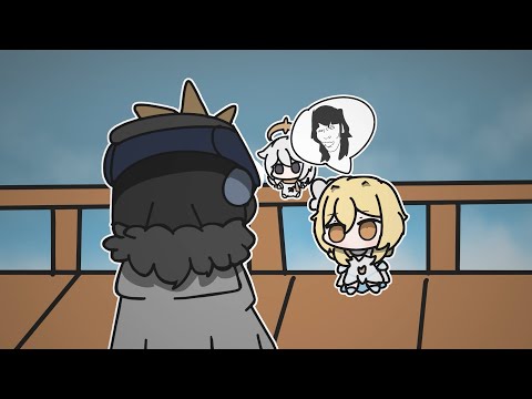 Capitano's Face Reveal! - Genshin impact Animation