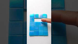Sky blue cubes magic #shorts #ytshorts #art #shortsfeed #viral #trending