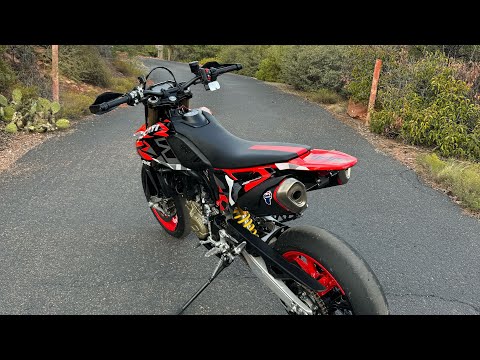 Ducati Hypermotard 690 Mono RVE Winter MotoVlog in Arizona Part 1.