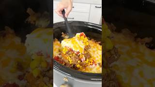 Easy crockpot dinner  #recipe #easyrecipe #crockpot #slowcooker #doritos