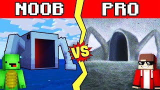 SEA EATER Build Battle In Minecraft - NOOB VS PRO CHALLENGE - Maizen Mizen Mazien Parody