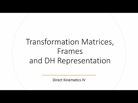 Worked Example - Frame Assignment | DH Tables | Transformation Matrices (Direct Kinematics IV)