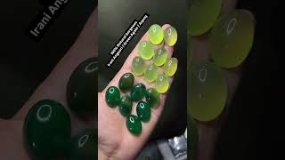 100% Natural Irani Angoori / Green Agate / Aqeeq #natural #Agate #green #aqeeq #precious