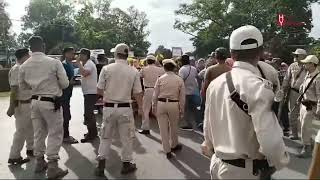 Peace rally by Village Protection Committee concluded abruptly at Lamsang Police Station: