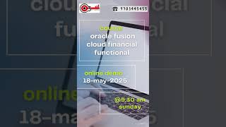 #oracle Fusion Cloud Financials Functional #free#demo#