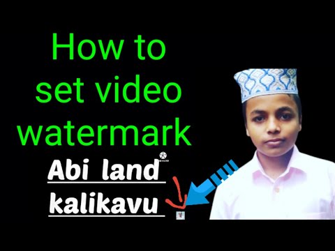HOW TO SET VIDEO WATERMARK | ABI LAND KALIKAVU