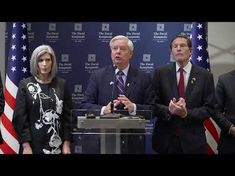 U.S. Senators Hold Press Conference In Tel Aviv, Israel