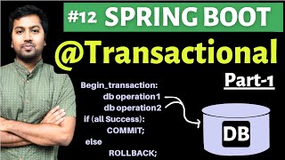 Spring boot @Transactional Annotation - Part1