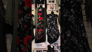 stop to smell the roses (& peep the new Thorn & Fable finds) 🌹🖤 #hottopic #ootdfashion #outfitinspo
