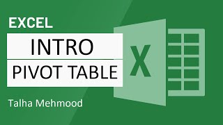 Introduction to PIVOT TABLE in Ms Excel Urdu Hindi