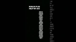HELP #ROBLOXHELP