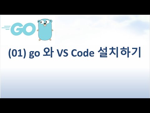 (Go 01) Go 와 VS Code 설치하기