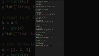 TYPECASTING CONCEPT || TECHWITHRP #codedaily #python #java #coding #typecasting