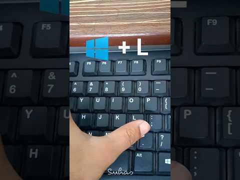 Instantly Lock Your Computer  With This Shortcut #youtubeshorts