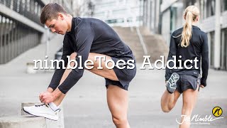 nimbleToes Addict revolutionizes running market: more miles – less pain with toefreedom®
