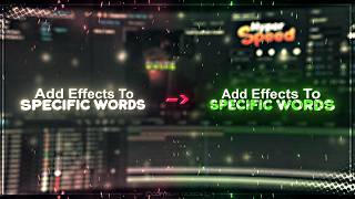 Apply text effect to only specific words (Under 1 Minute)