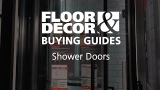 Shower Door Buying Guide