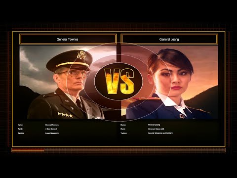 CnC Generals ZH Shockwave - Laser General Vs Special Weapons General Challenge