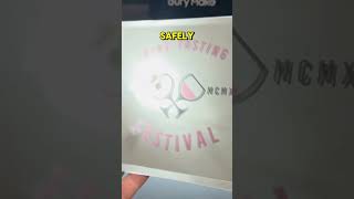 UV Printing on a Mirror