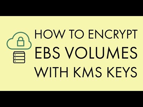 How to Encrypt your EBS Volume during creation with KMS keys