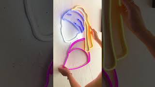 NEON MEETS CLASSICAL ARTS ! #hoagard #neondesign