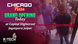 We're kicking off this delicious journey with a ribbon-cutting ceremony at Chicago Pizza Jagatpura
