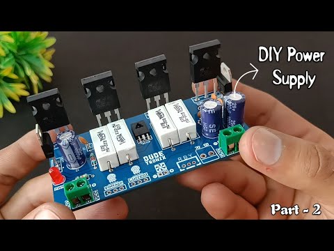 DIY Variable Power Supply ( 0-30V, 0-5A ) | How to make a variable power supply  at home | Part 2