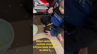 Baby’s mess within a second!