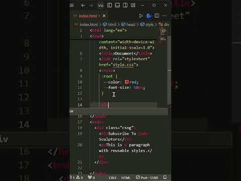 CSS TIPS AND TRICKS   2 I CSS VARIABLES I #css #html #tips #programming #coding