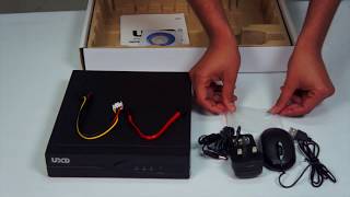 Unboxing UXD 4 Channel Hybrid DVR UVR-V2104-P5