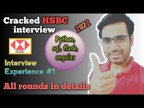 HSBC interview questions and answer 2023 | Python interview questions & answers in hindi