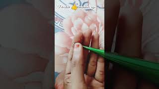 How to make mehndi tip thinner #mehnditrick #tipsandtricks #helpfultips #mehndi #henna #hennaartist