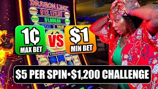 1¢ vs $1 SLOT Challenge in Las Vegas — One Clear WINNER!