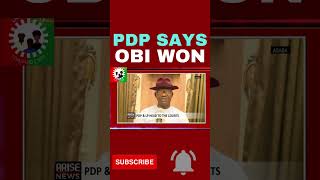 PDP Confirms Peter Obi Won The Election Says Labour Party Won In Abuja (2023) #shorts